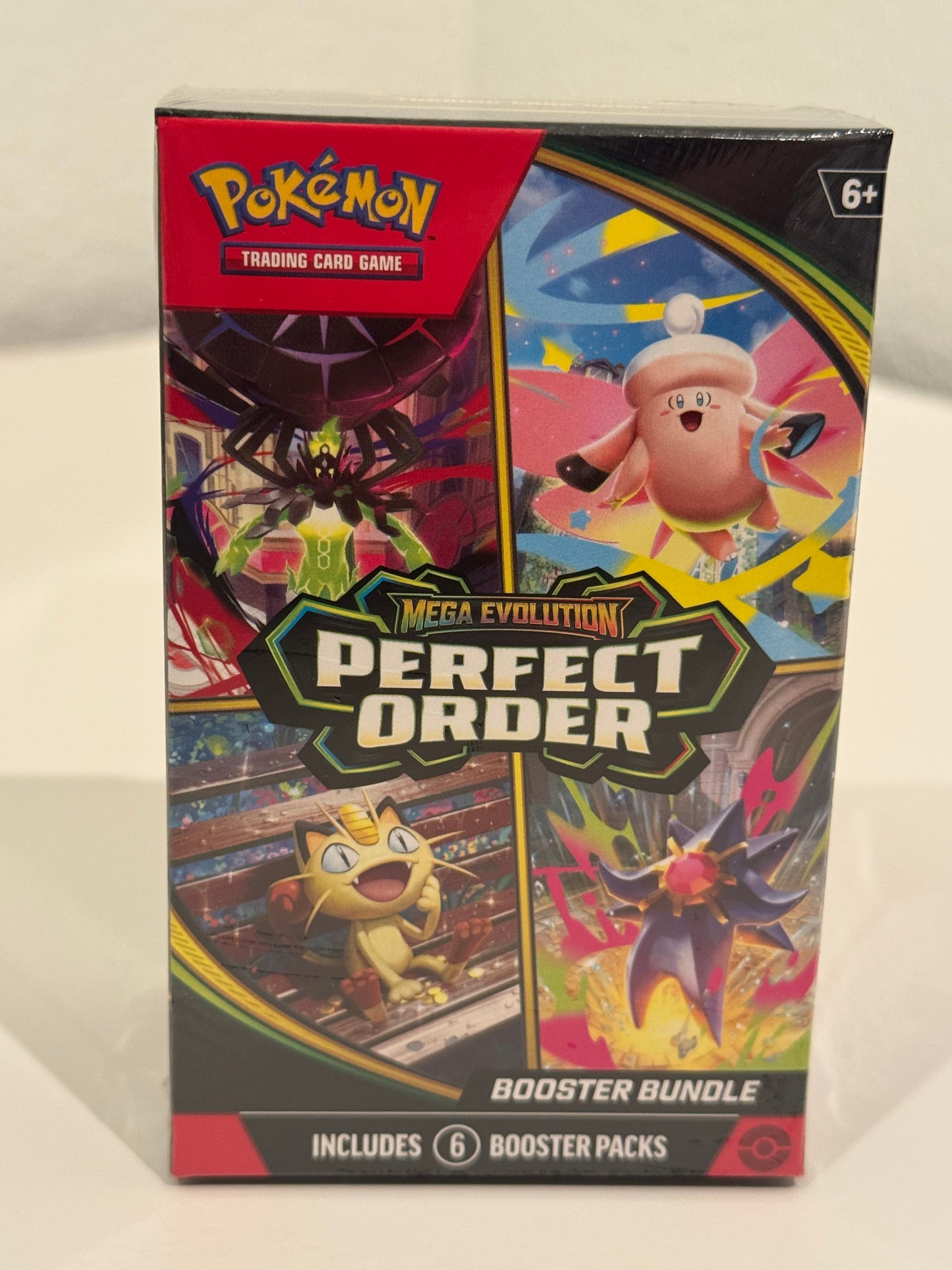 Pokémon TCG: Mega Evolution – Perfect Order Booster Bundle (6 Packs) – Factory Sealed