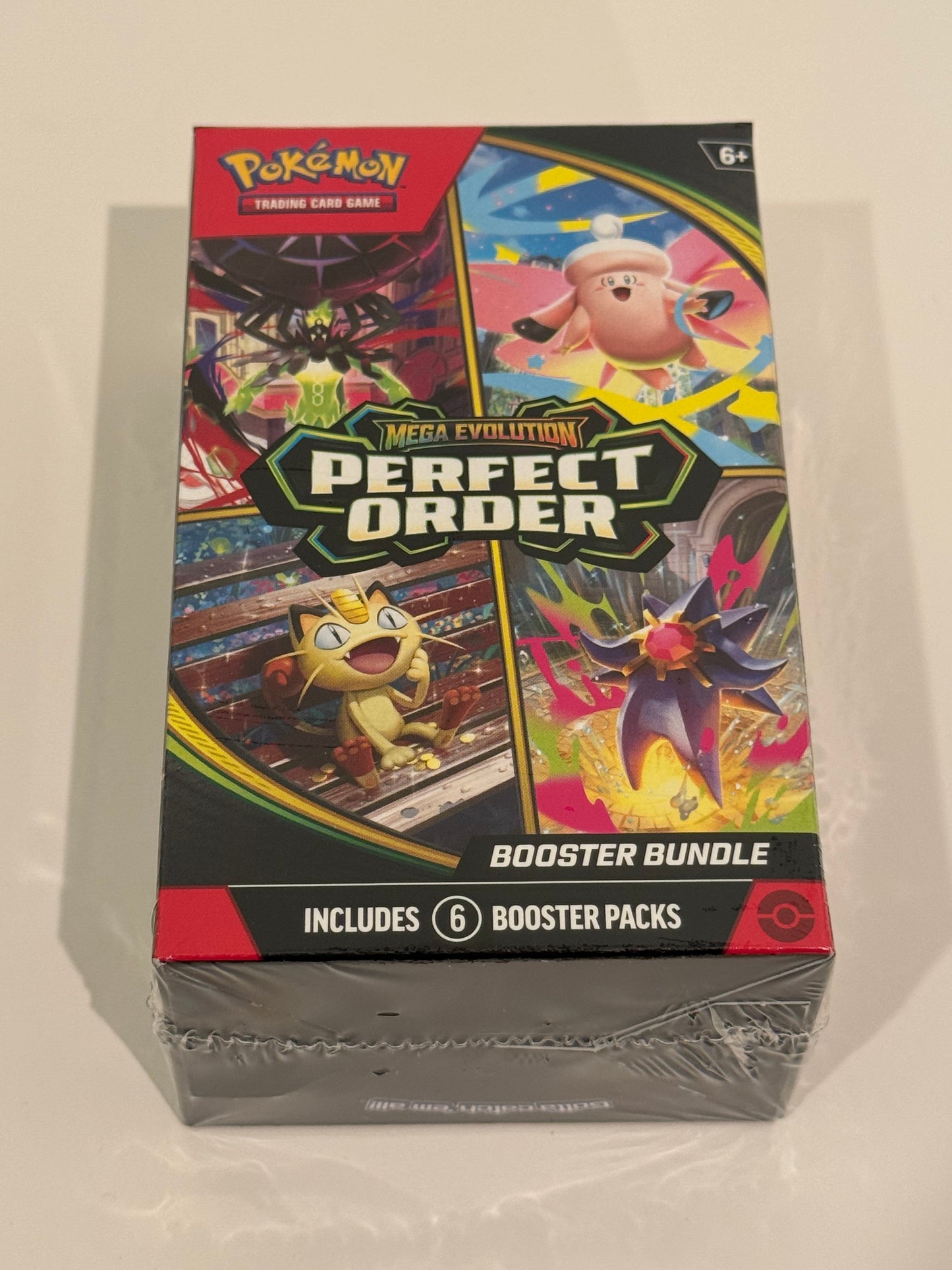 Pokémon TCG: Mega Evolution – Perfect Order Booster Bundle (6 Packs) – Factory Sealed