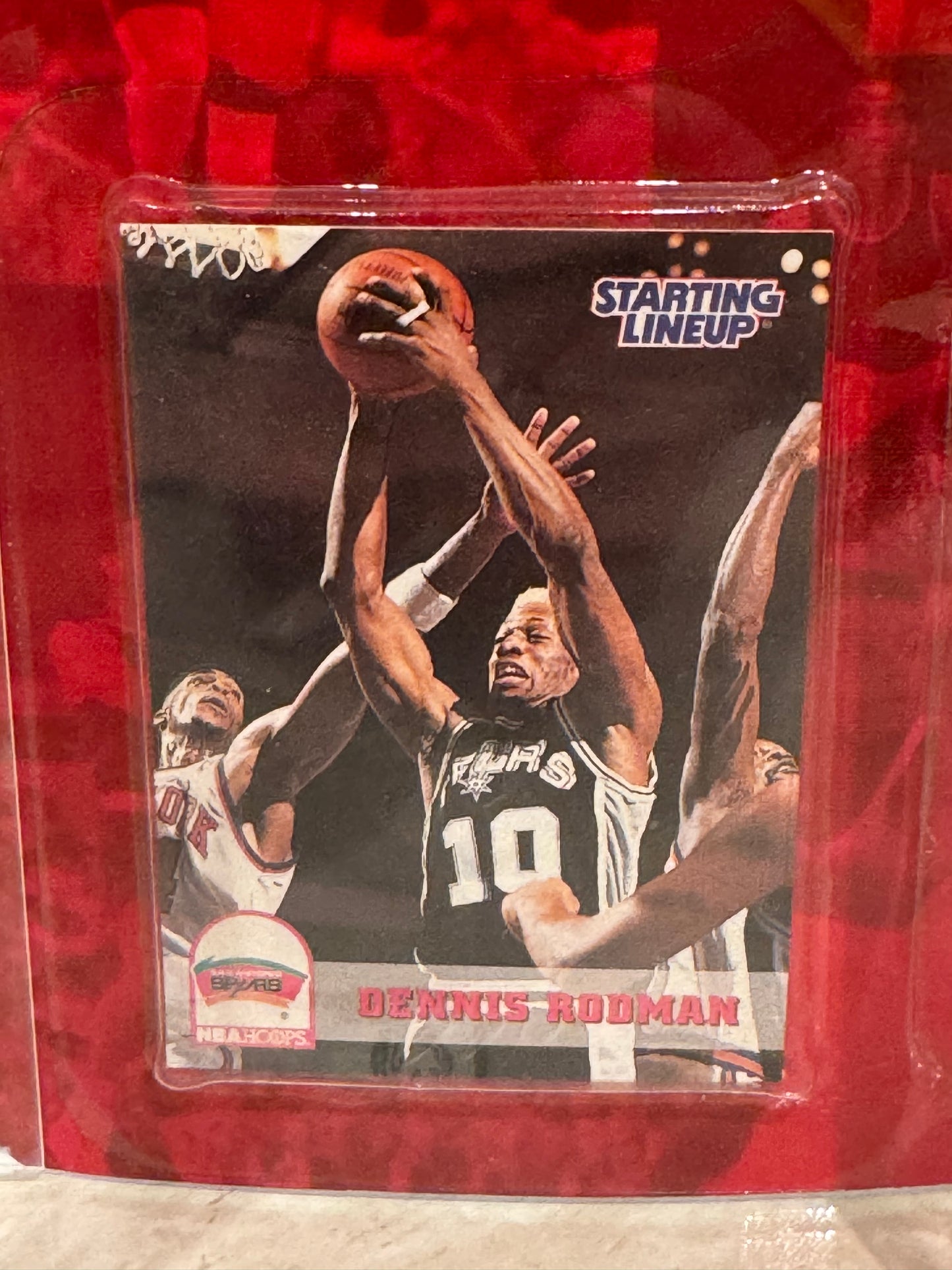 1994 Kenner Starting Lineup Dennis Rodman Spurs AFA 85 NM+ Red Hair Rare LowPOP