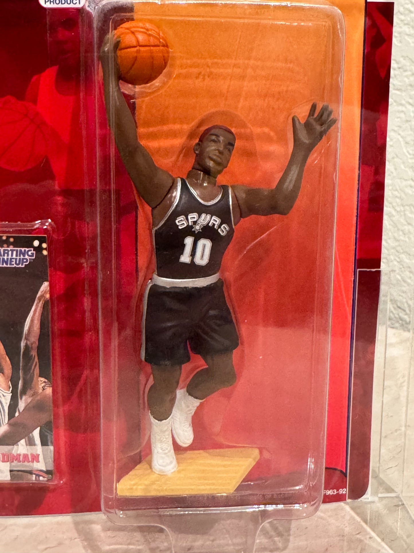 1994 Kenner Starting Lineup Dennis Rodman Spurs AFA 85 NM+ Red Hair Rare LowPOP