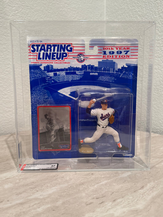 1997 Kenner Starting Lineup Nolan Ryan Jacksonville Suns 10th Year AFA 85 NM+ Rare Variant