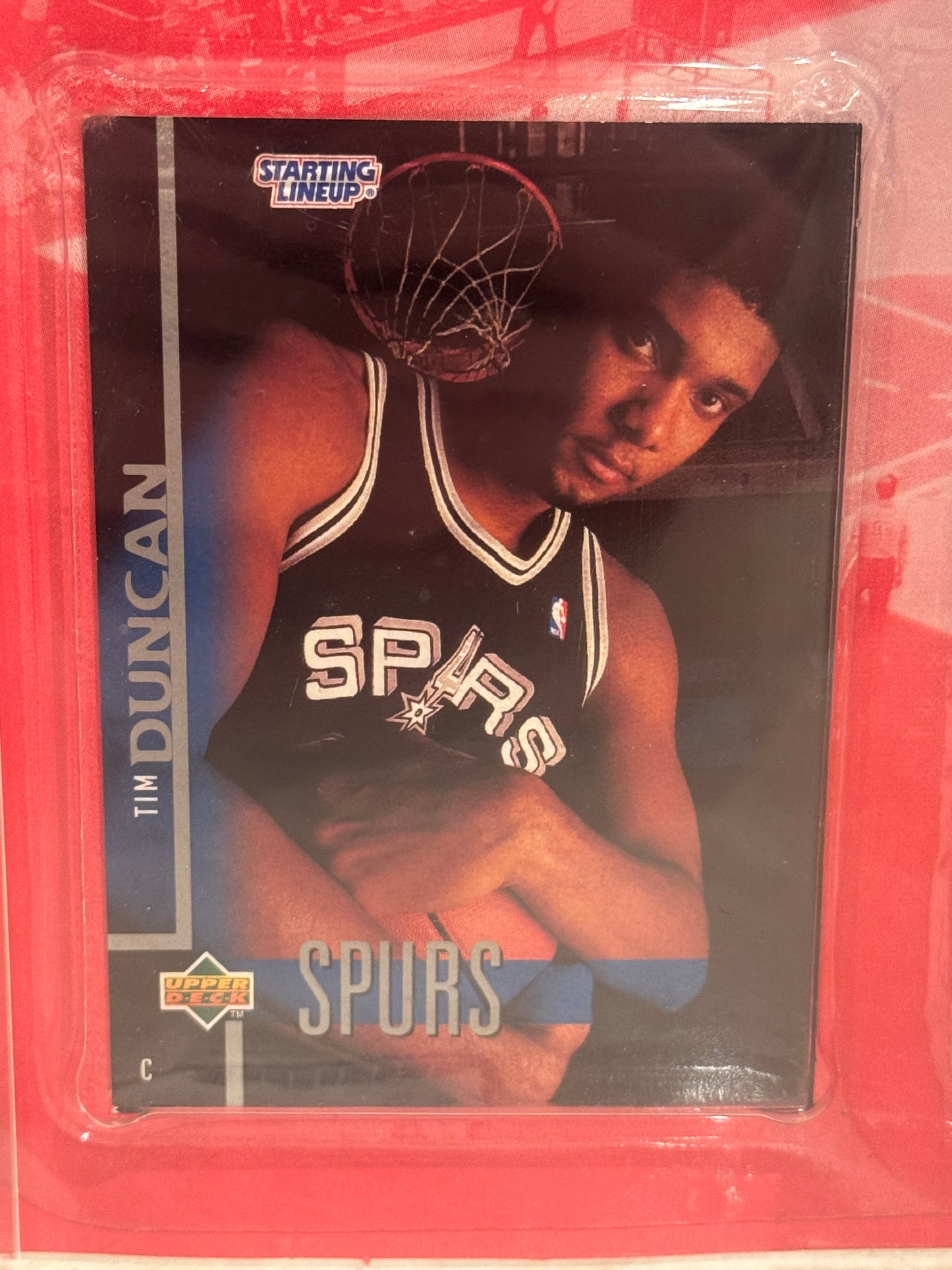 AFA 8.5 Tim Duncan Rookie Starting Lineup (1997 Kenner Extended Series) – Spurs HOF RC Piece