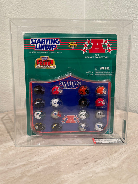 1999 Starting Lineup AFC Helmet Collection AFA 85 NM+ Collector Club Exclusive