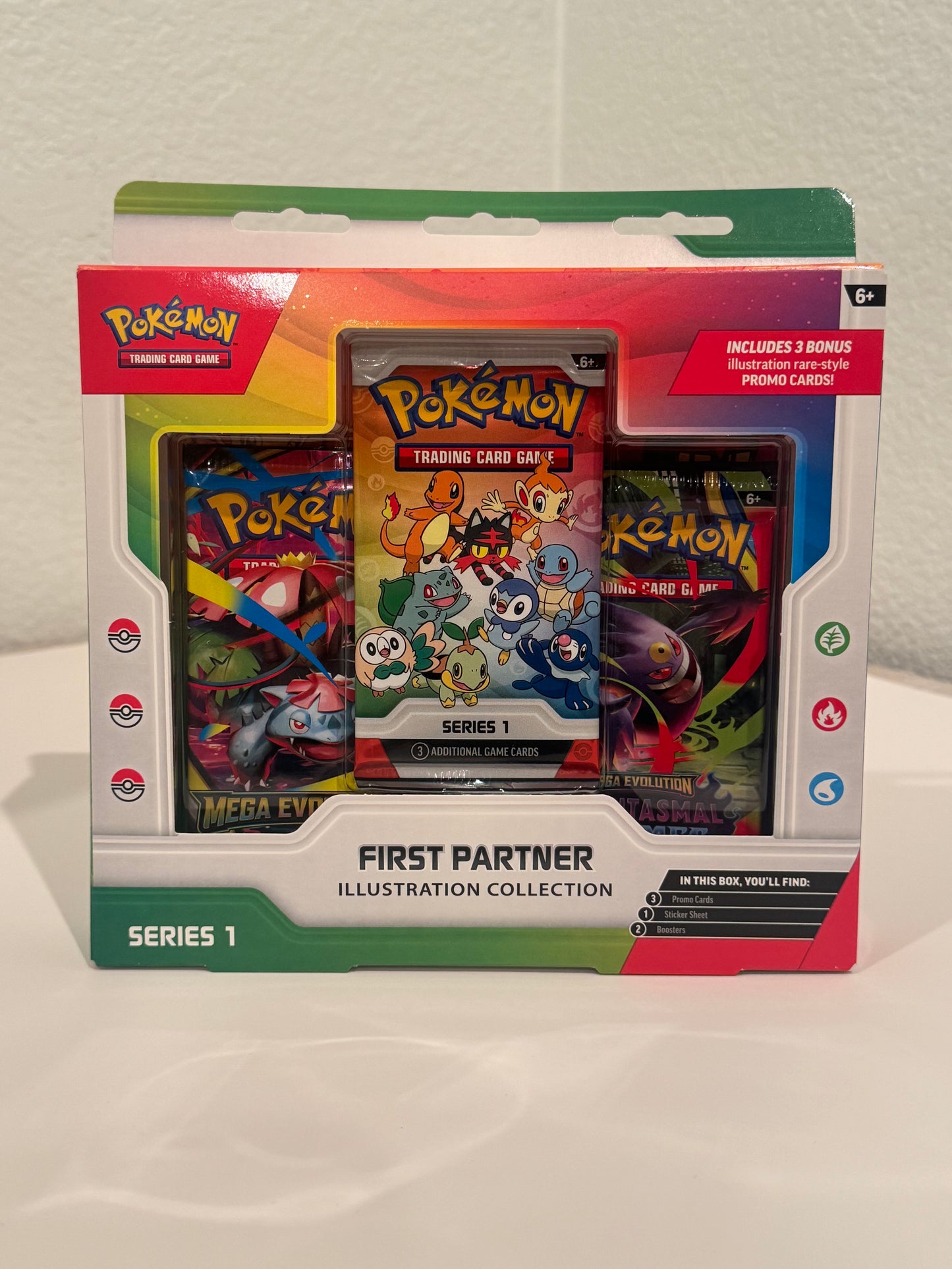 Pokémon First Partner Illustration Collection – Series 1 – Factory Sealed Box
