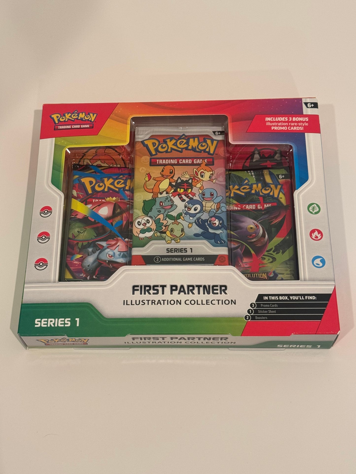Pokémon First Partner Illustration Collection – Series 1 – Factory Sealed Box