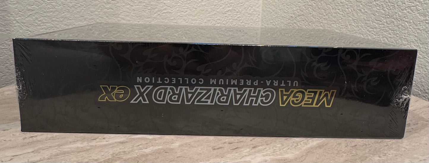 Pokémon Mega Charizard X ex Ultra-Premium Collection Box – Sealed | 18 Packs + Promos