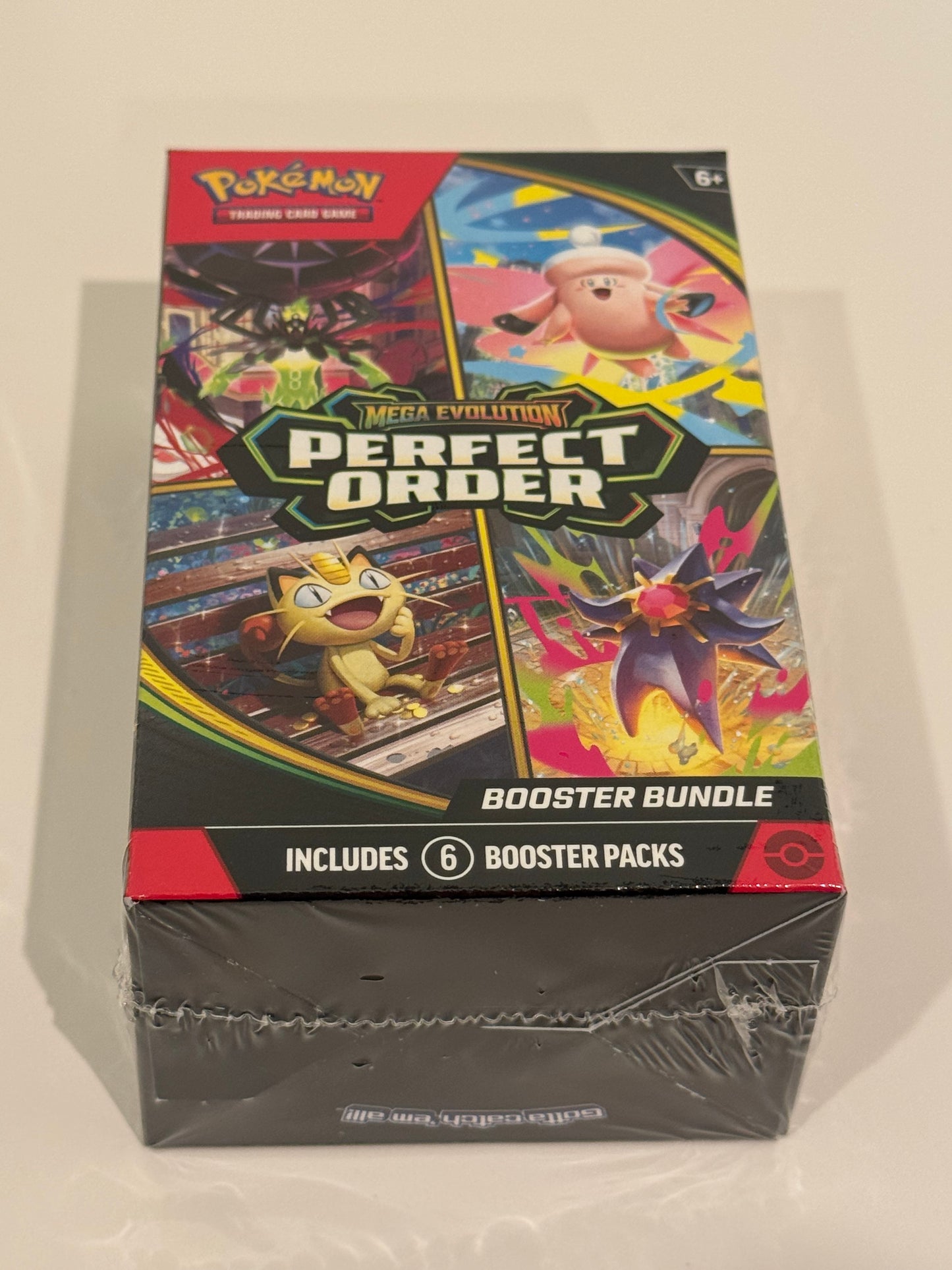 Pokémon TCG: Mega Evolution – Perfect Order Booster Bundle (6 Packs) – Factory Sealed