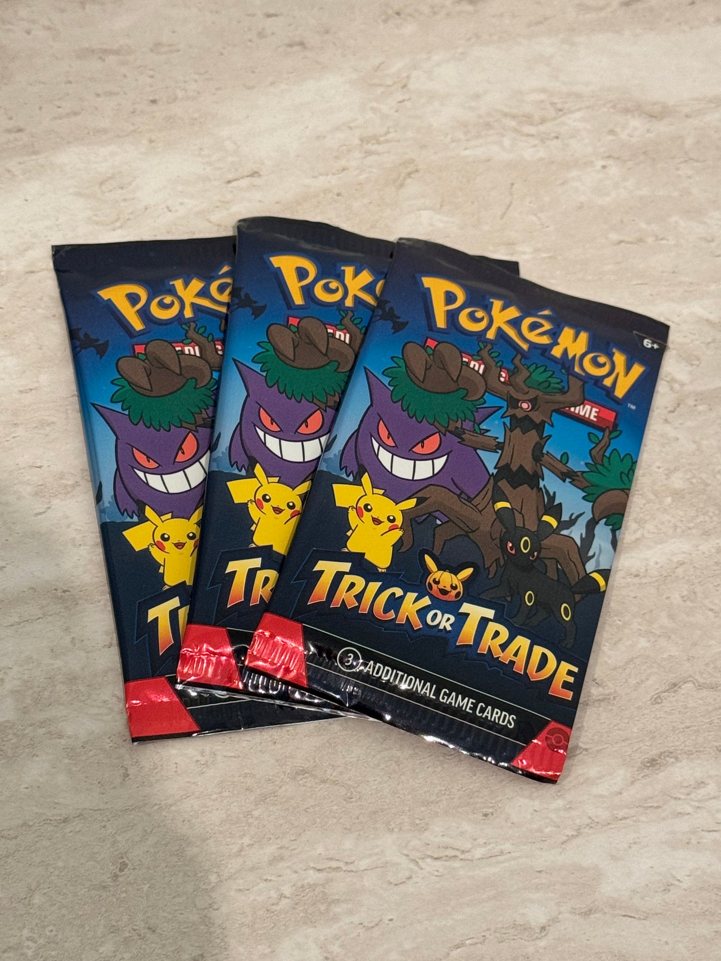 Pokémon Trick or Trade Booster Pack Bundle (3 Packs) – Halloween Mini Packs Sealed