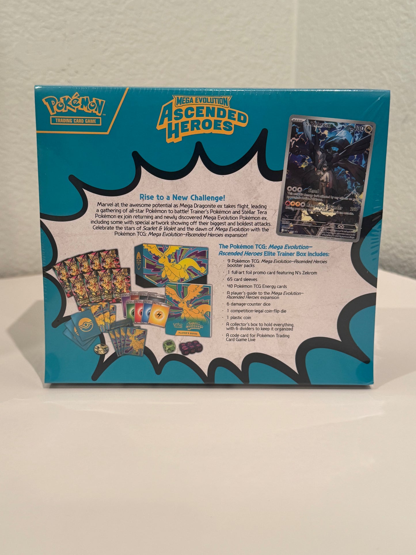Mega Evolution Ascended Heroes Elite Trainer Box (ETB) – Factory Sealed Pokémon TCG