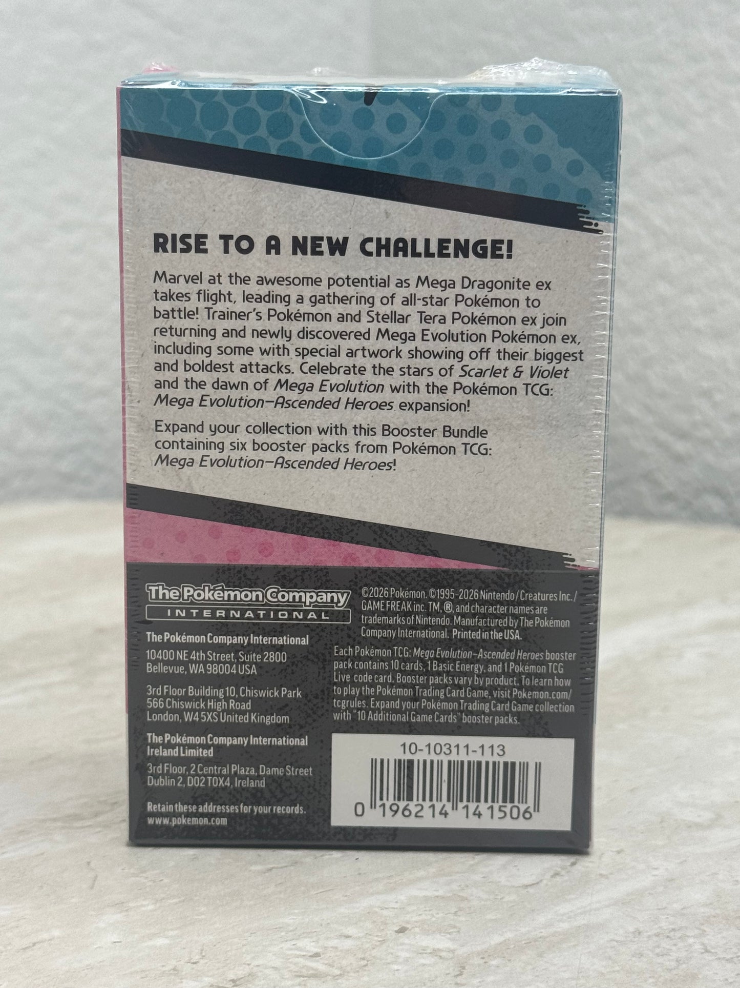 Pokémon TCG: Mega Evolution Ascended Heroes Booster Bundle (6 Packs) – Factory Sealed | Premium Special Set